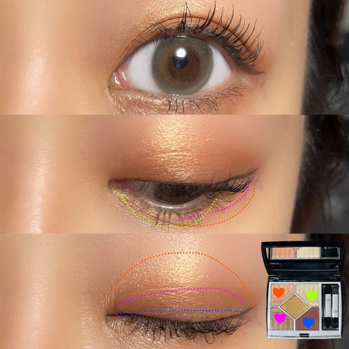 【旧】サンク クルール クチュール/Dior/アイシャドウパレットを使ったクチコミ(4枚目)