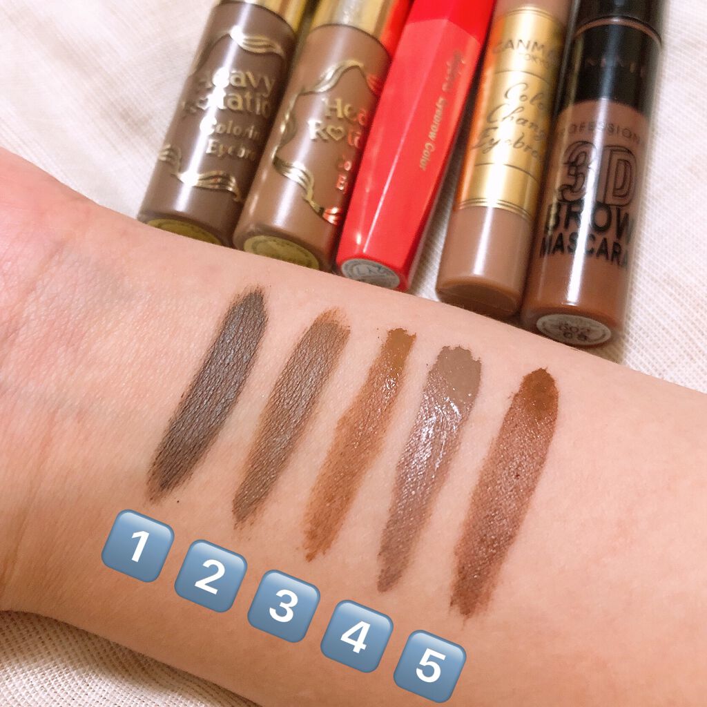 プロフェッショナル 3Dブロウ マスカラ 002 ピンクブラウン/リンメル ロンドン/眉マスカラを使ったクチコミ（3枚目）