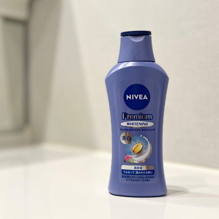 プレミアムボディミルク ホワイトニング【医薬部外品】 /ニベア/ボディミルクを使ったクチコミ(1枚目)