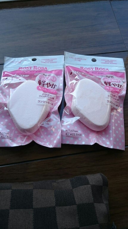 シフォンタッチスポンジN ダイヤ型/ロージーローザ/パフ・スポンジを使ったクチコミ(3枚目)