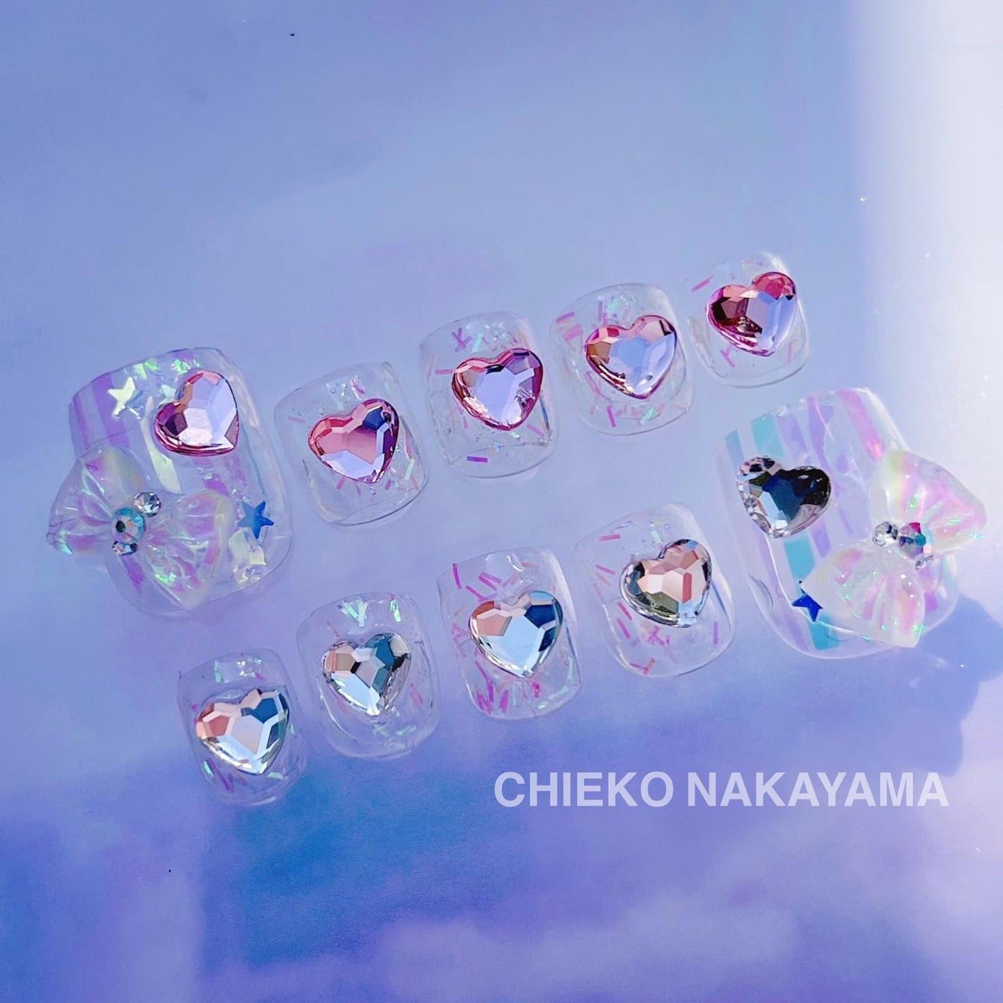 なかやまちえこ on LIPS 「魔法少女ネイルフットネイルver.⠀⠀@nailvenus_m..」(1枚目)