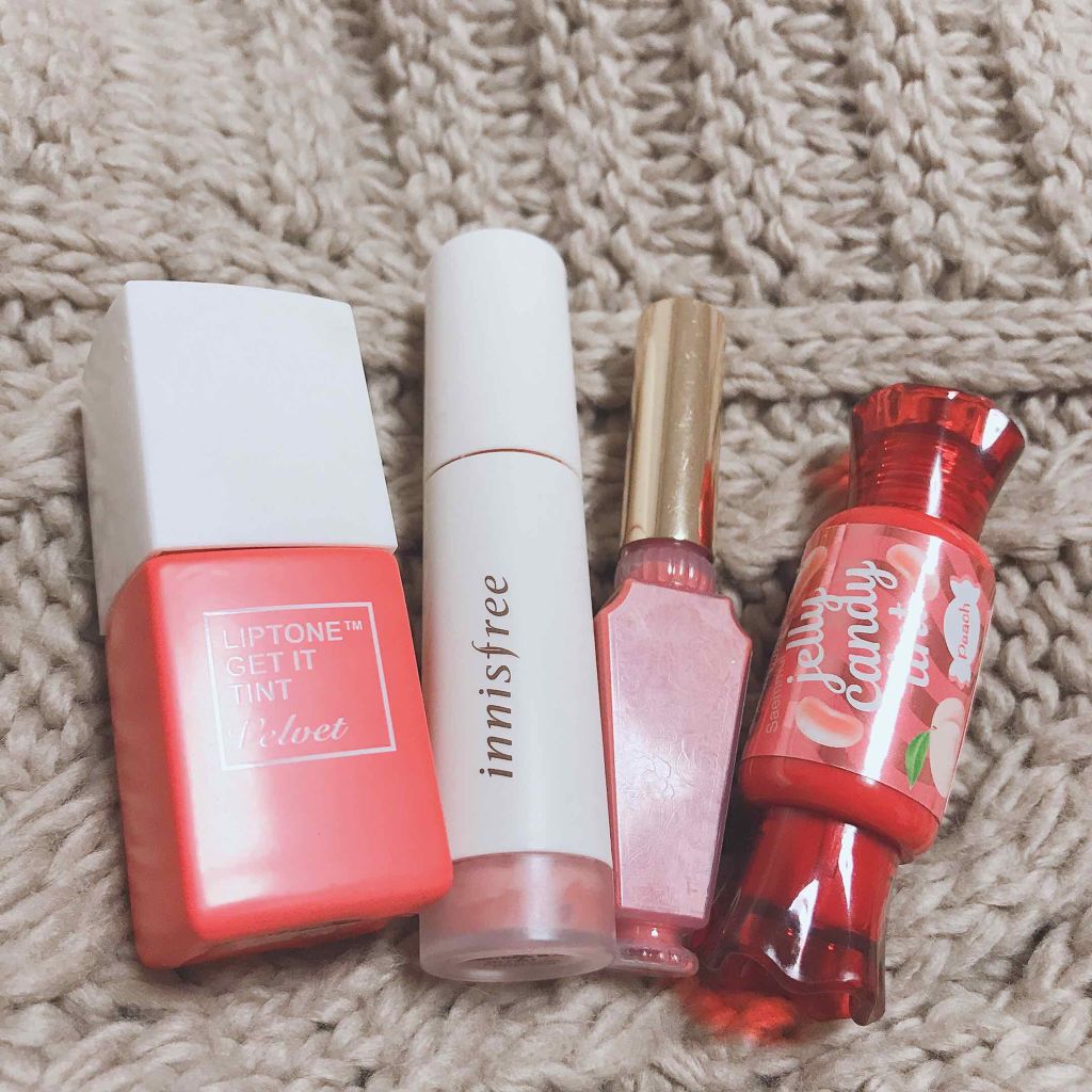 ビビッドクリーミーティント/innisfree/口紅を使ったクチコミ(4枚目)