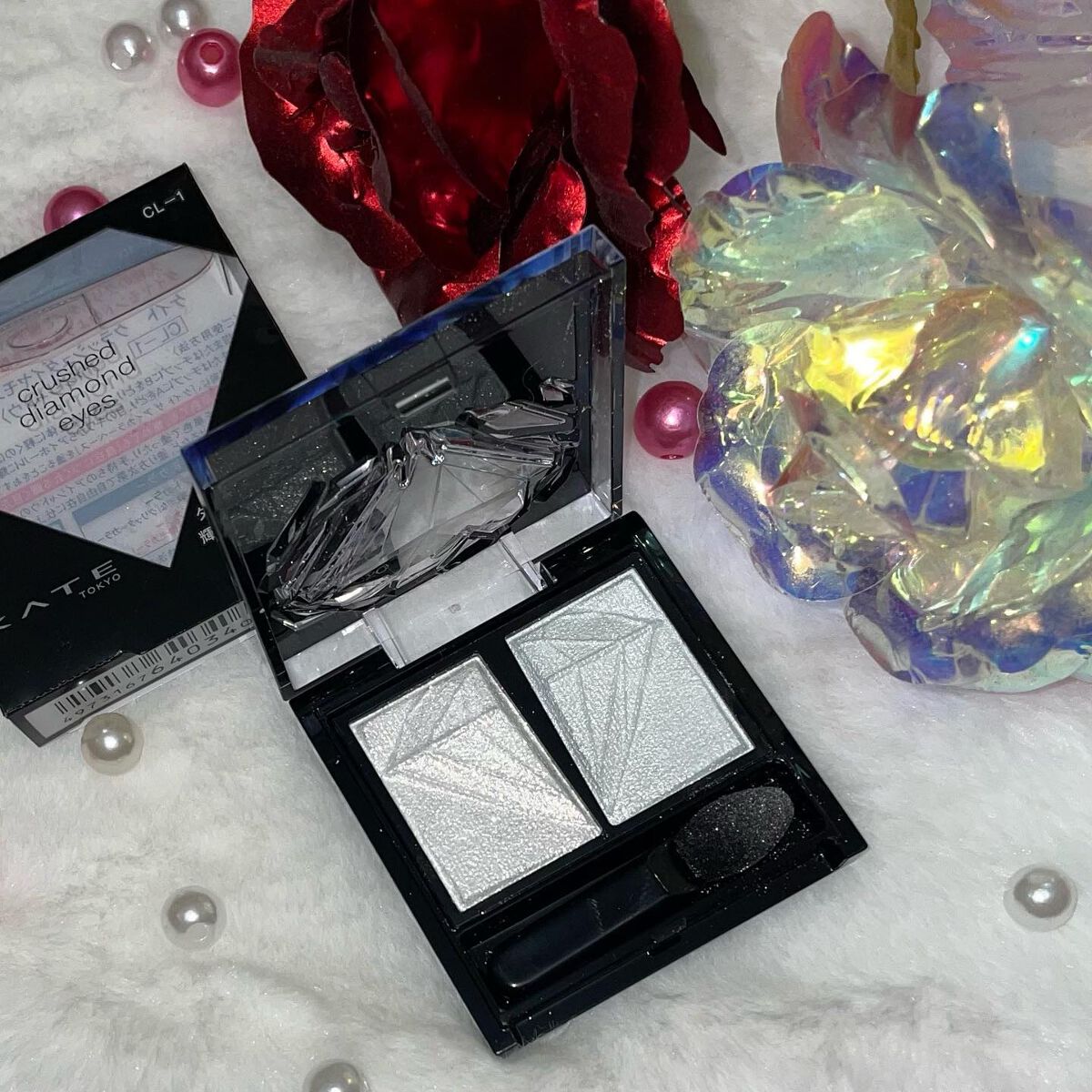 クラッシュダイヤモンドアイズ CL-1/KATE/アイシャドウパレットを使ったクチコミ（3枚目）
