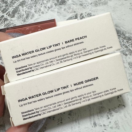 ウォーターグローリップティント/INGA/リップティントを使ったクチコミ(9枚目)