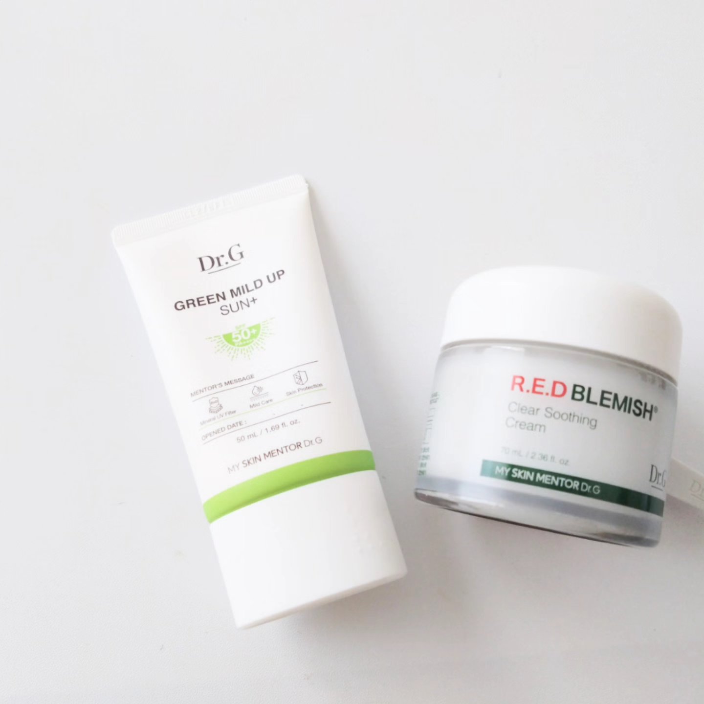 グリーンマイルドアップサンプラス/Dr.G/日焼け止めクリームを使ったクチコミ（2枚目）