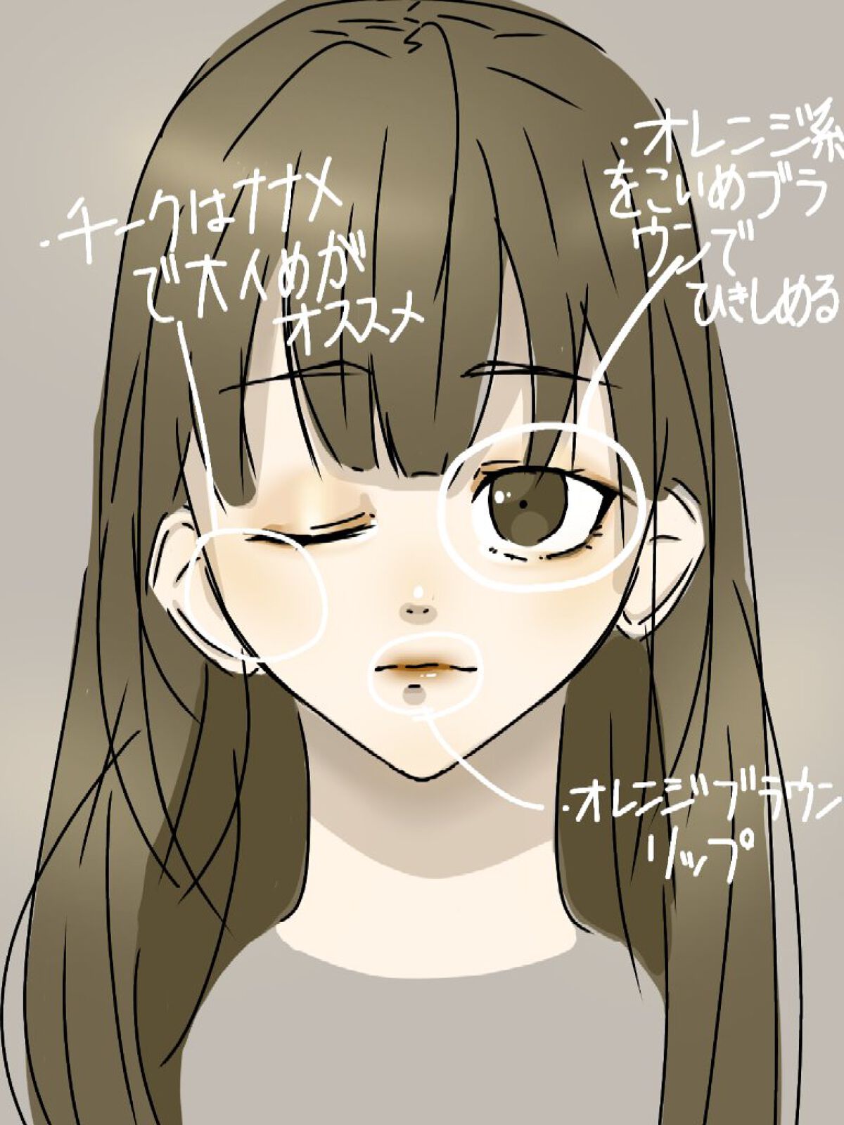 ココア on LIPS 「#イエベ秋メイク解説してみました!ぜひ見ていってください。ポイ..」(2枚目)