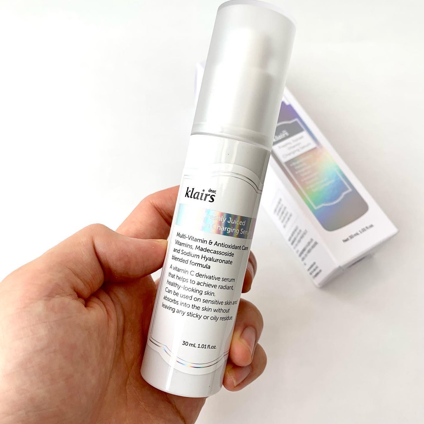 フレッシュリージュースドビタミンチャージングセラム(30ml)/Klairs/美容液を使ったクチコミ(2枚目)
