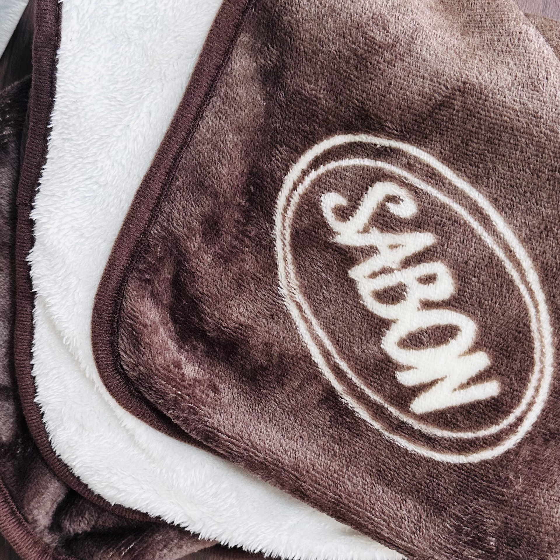 ロゴ入りオリジナルブランケット/SABON/その他を使ったクチコミ（2枚目）