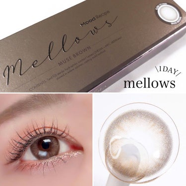 メローズワンデーミューズブラウン(Mellows 1day Muse Brown)/OLOLA/ワンデー（１DAY）カラコンを使ったクチコミ（1枚目）