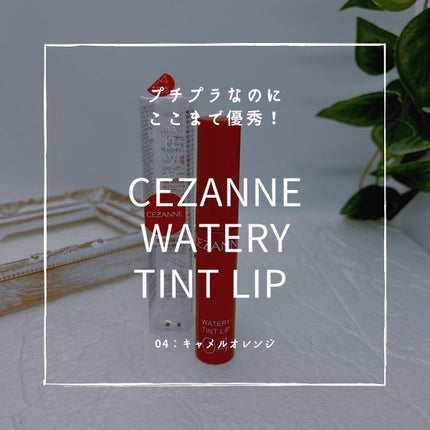 ウォータリーティントリップ/CEZANNE/リップティントを使ったクチコミ(1枚目)