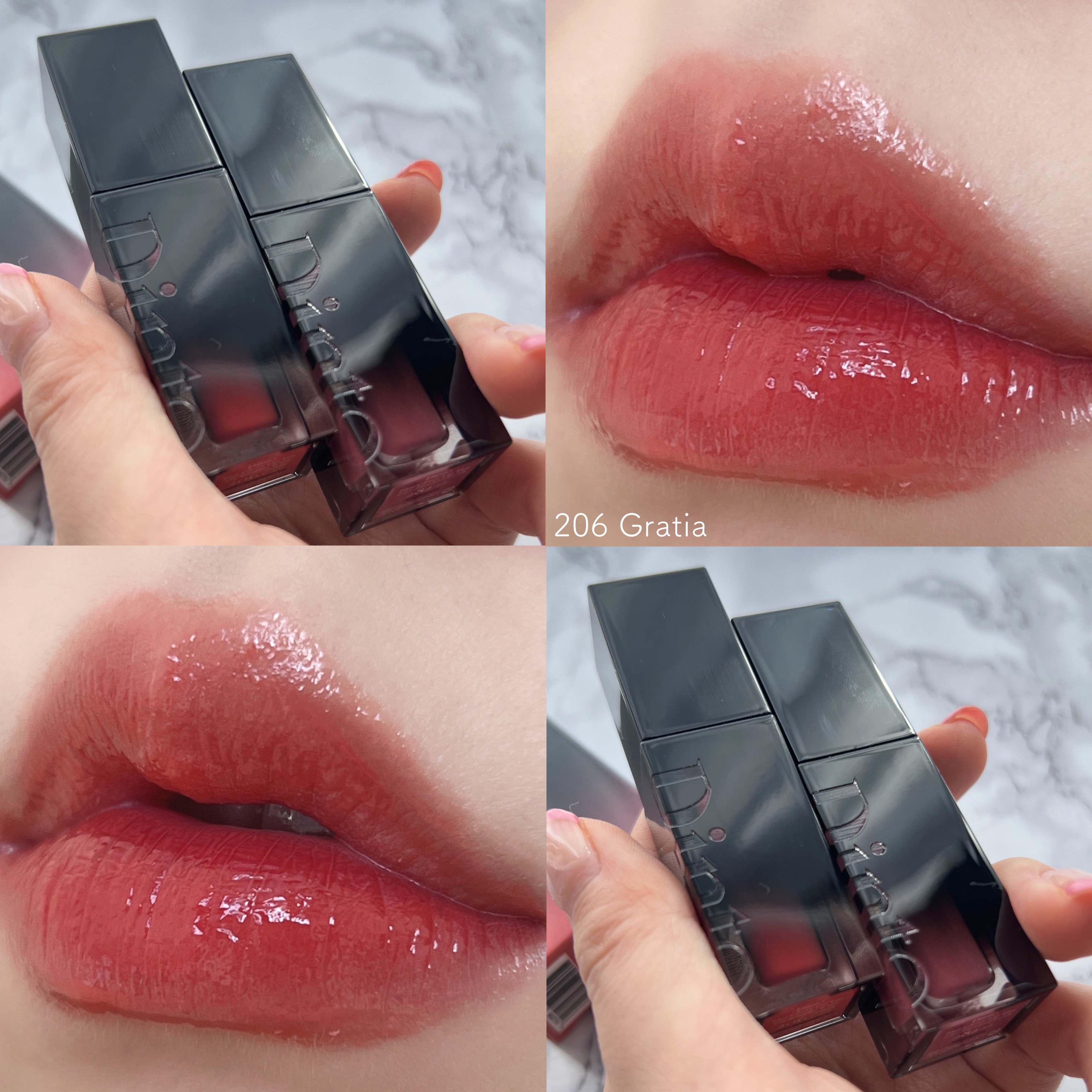 ブラーグロイリップティント/Dinto/リップティントを使ったクチコミ（3枚目）