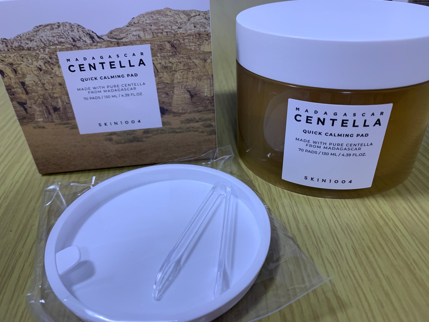 センテラ クイックカーミングパッド/SKIN1004/トナーパッドを使ったクチコミ(1枚目)