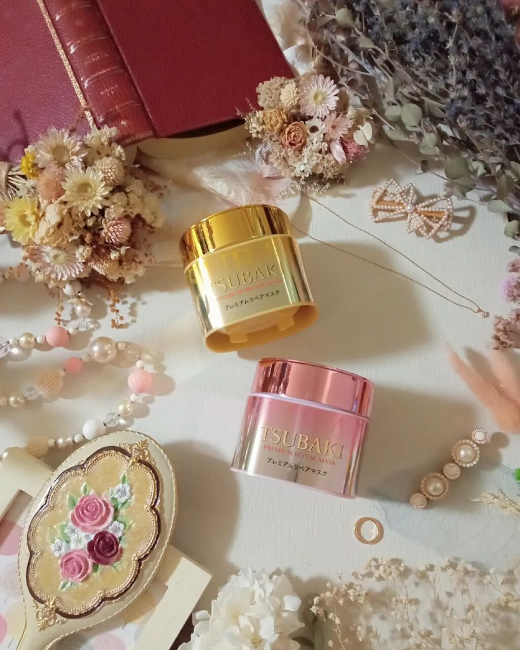 プレミアムリペアマスク（資生堂　プレミアムリペアマスク） S (春ツバキの香り)/TSUBAKI/ヘアマスク・ヘアパックを使ったクチコミ（1枚目）