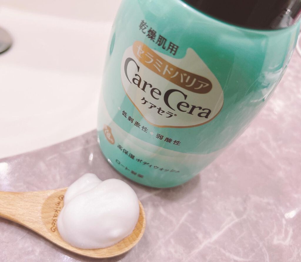 泡の高保湿ボディウォッシュ/ケアセラ/ボディソープを使ったクチコミ(1枚目)