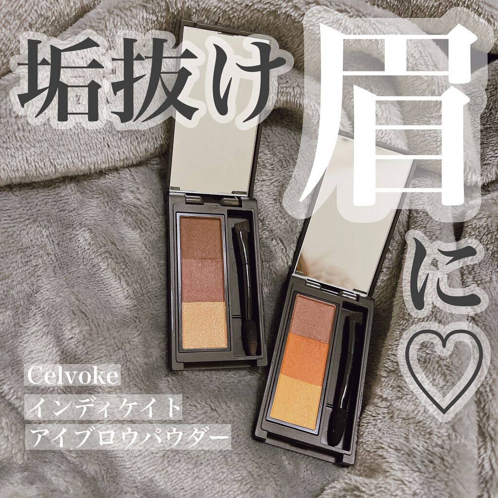 セルヴォーク インディケイトアイブロウパウダー/Celvoke/パウダーアイブロウを使ったクチコミ(1枚目)