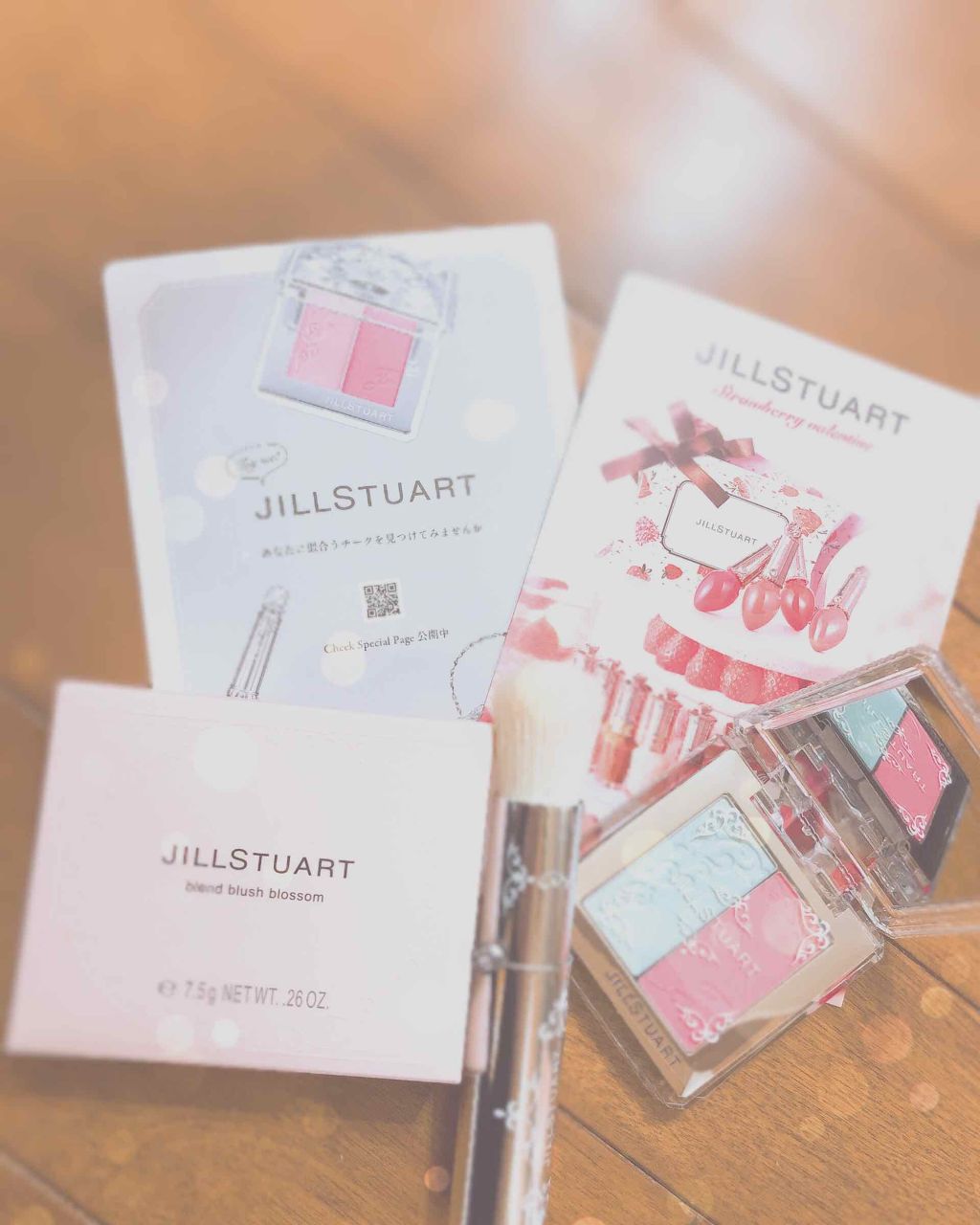 ブレンドブラッシュブロッサム 07 hello spring/JILL STUART/パウダーチークを使ったクチコミ（1枚目）