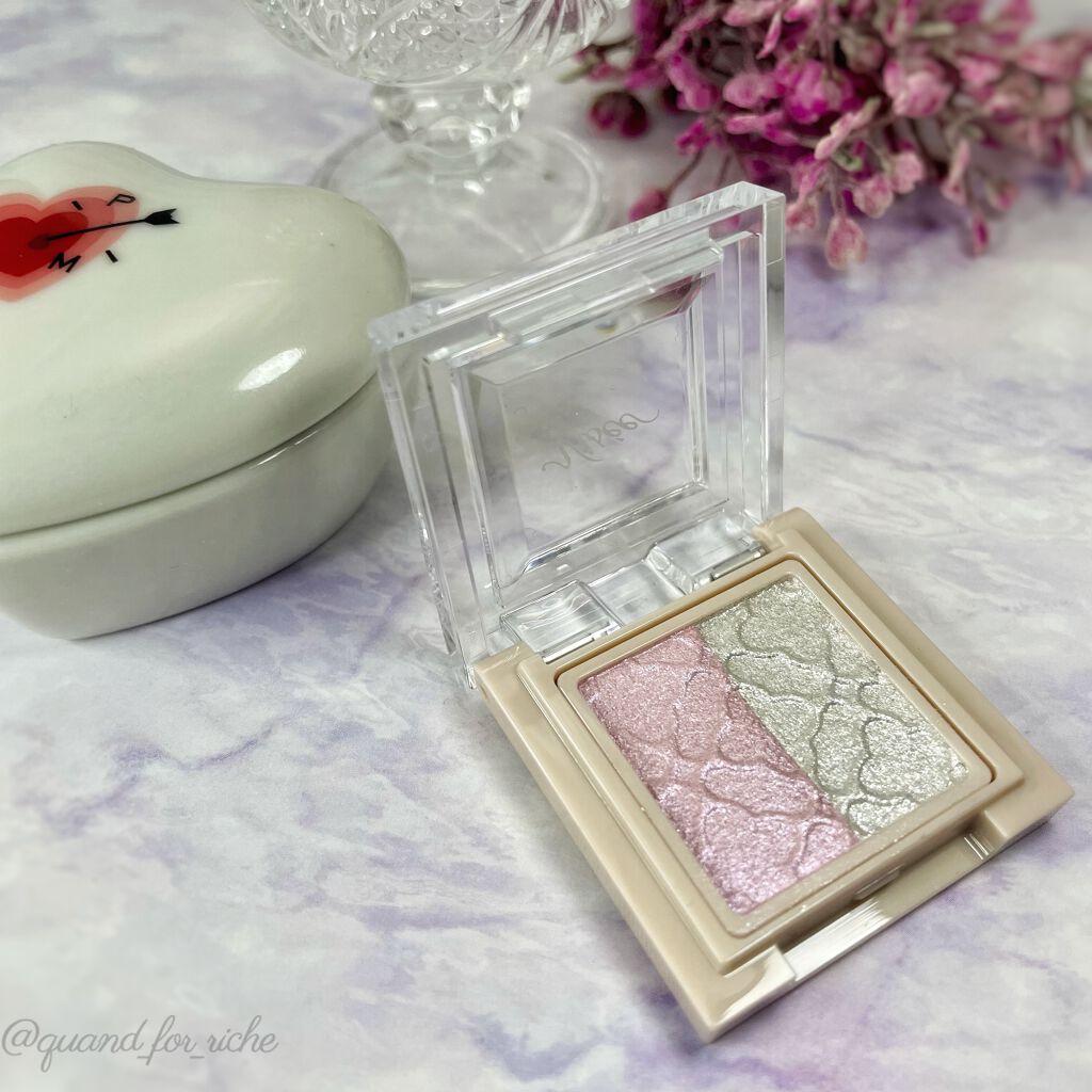 リシェ ダズリング デュオ アイズ/Visée/アイシャドウパレットを使ったクチコミ（1枚目）