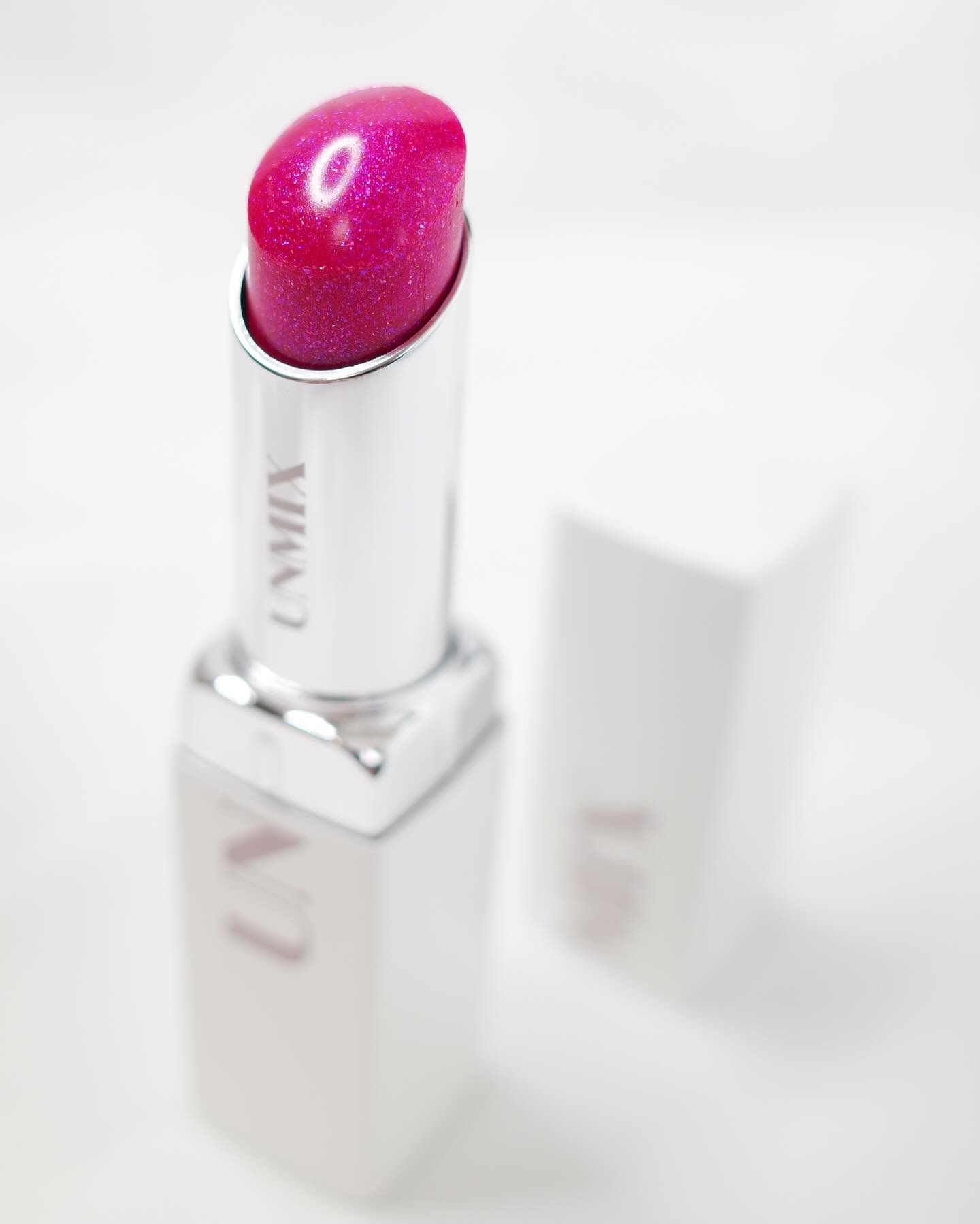 モイスチャーリップスティック グロウ 02 ピンクサファイア/UNMIX/口紅を使ったクチコミ（1枚目）