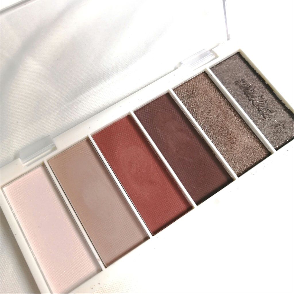 miia 6色アイシャドウ/DAISO/アイシャドウパレットを使ったクチコミ（3枚目）