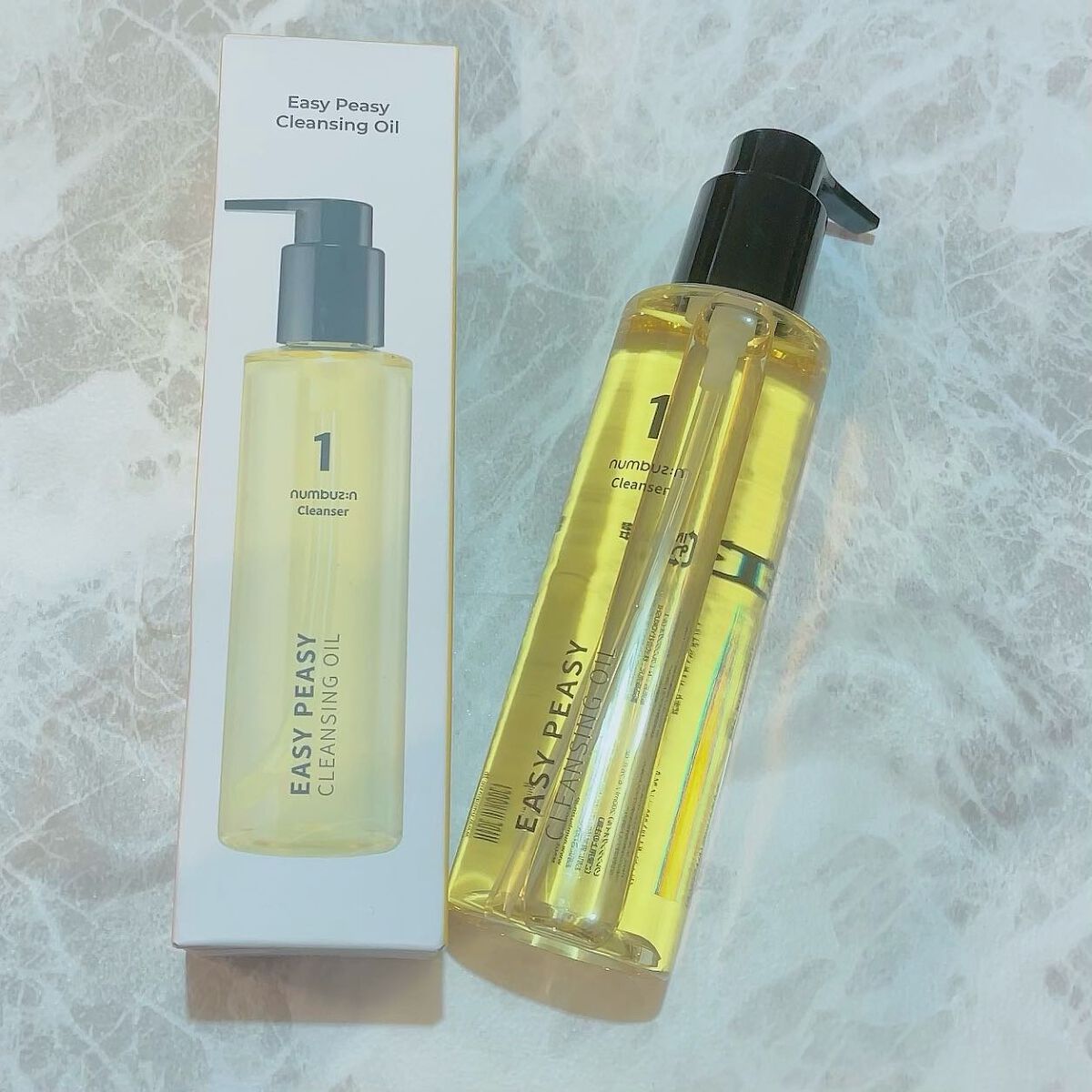 1番 さっぱりすっきりクレンジングオイル/numbuzin/オイルクレンジングを使ったクチコミ(2枚目)