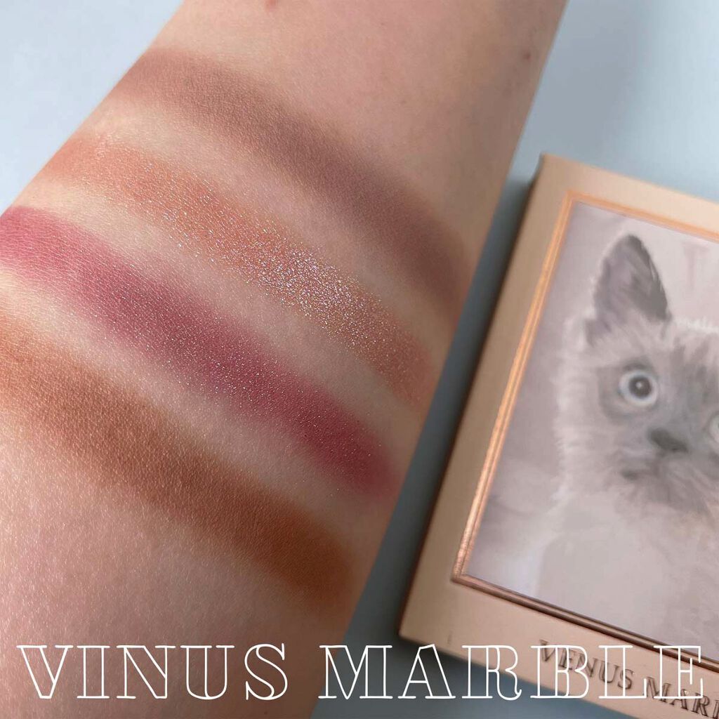 Venus Marble アイシャドウキャットシリーズ/Venus Marble/アイシャドウパレットを使ったクチコミ（3枚目）