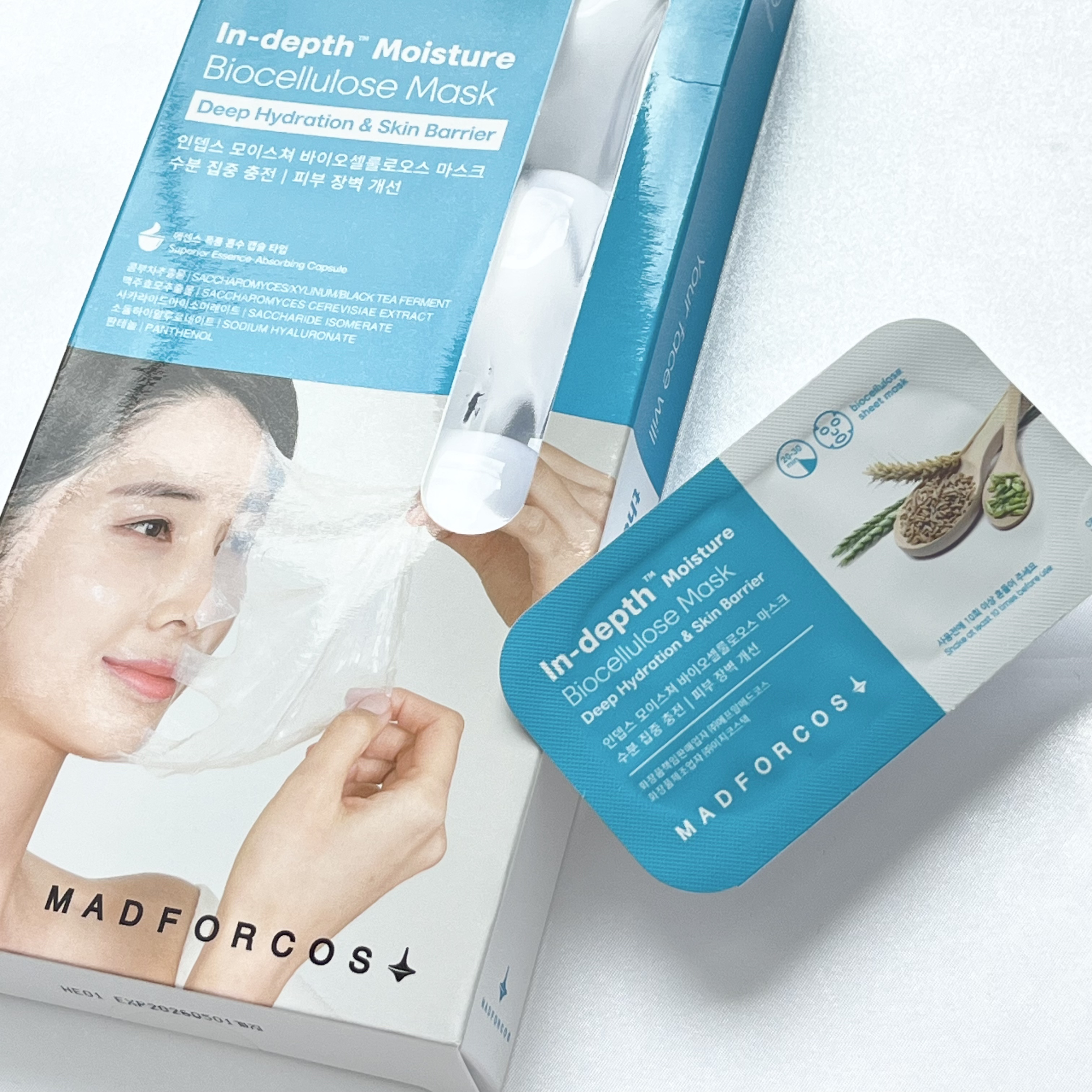 インデップス™モイスチャーバイオセルロースマスク/MADFORCOS/シートマスク・パックを使ったクチコミ（1枚目）