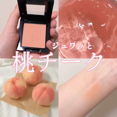 MAYBELLINE NEW YORK フィットミー ブラッシュのクチコミ「かんわいい桃チーク🍑

メイベリン フィットミーブラッシュ16！
こんな果実感あるピーチピンク.....」（1枚目）
