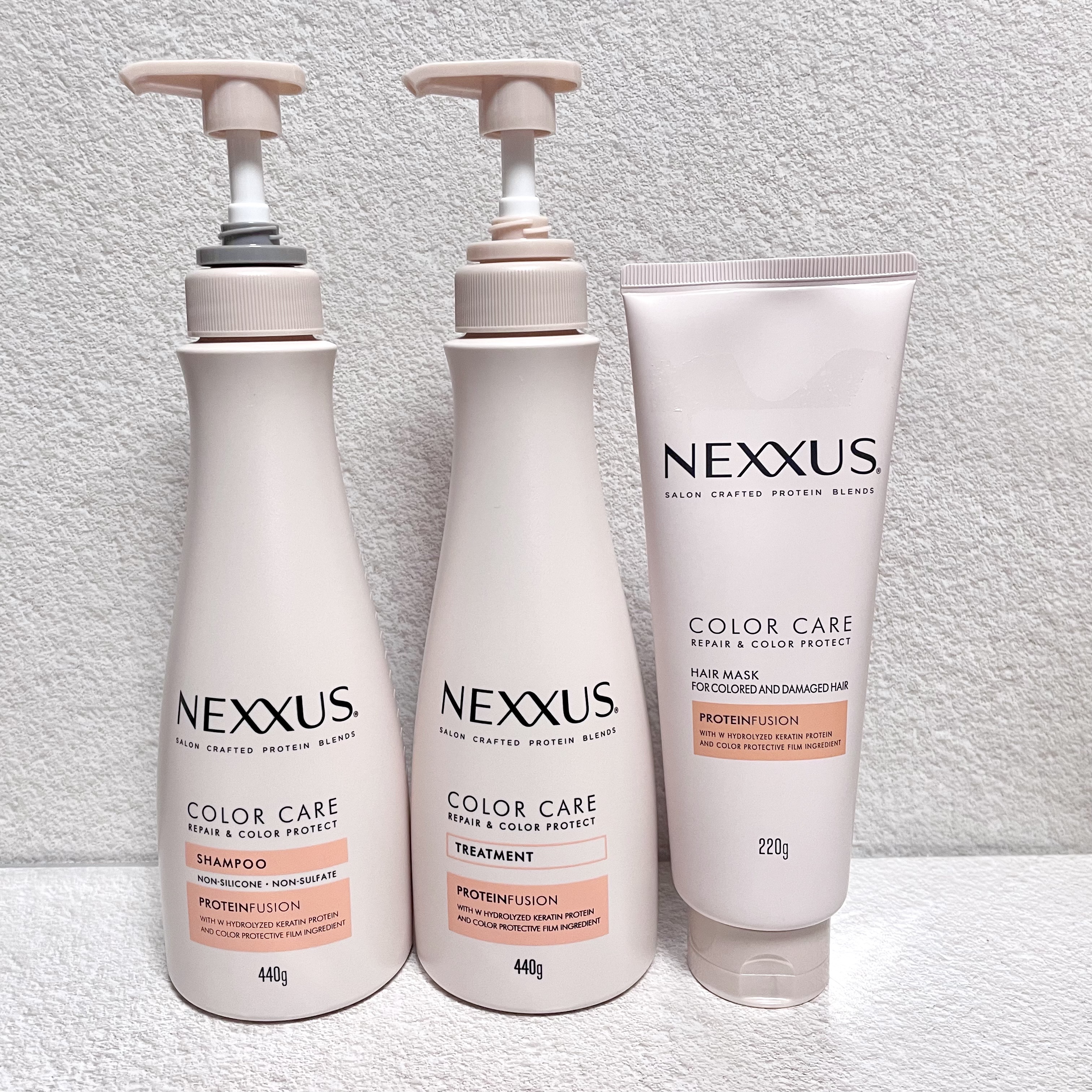 ネクサス リペアアンドカラープロテクト 洗い流すトリートメント ヘアマスク/NEXXUS(ネクサス)/ヘアマスク・ヘアパックを使ったクチコミ（1枚目）