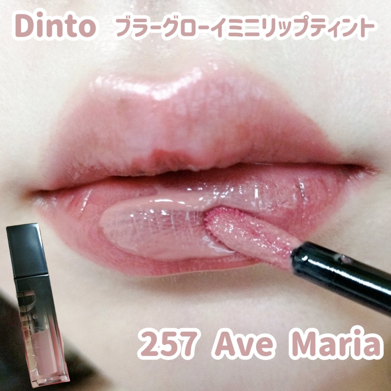 ブラーグロイリップティント/Dinto/リップティントを使ったクチコミ(1枚目)