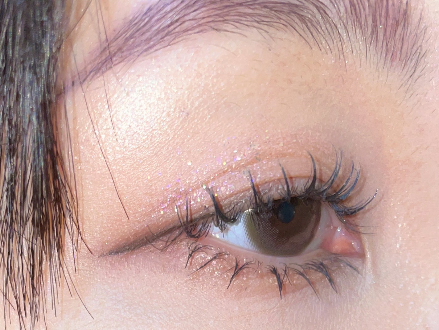 リキッド グリッター シャドウ/rom&nd/グリッターを使ったクチコミ(2枚目)