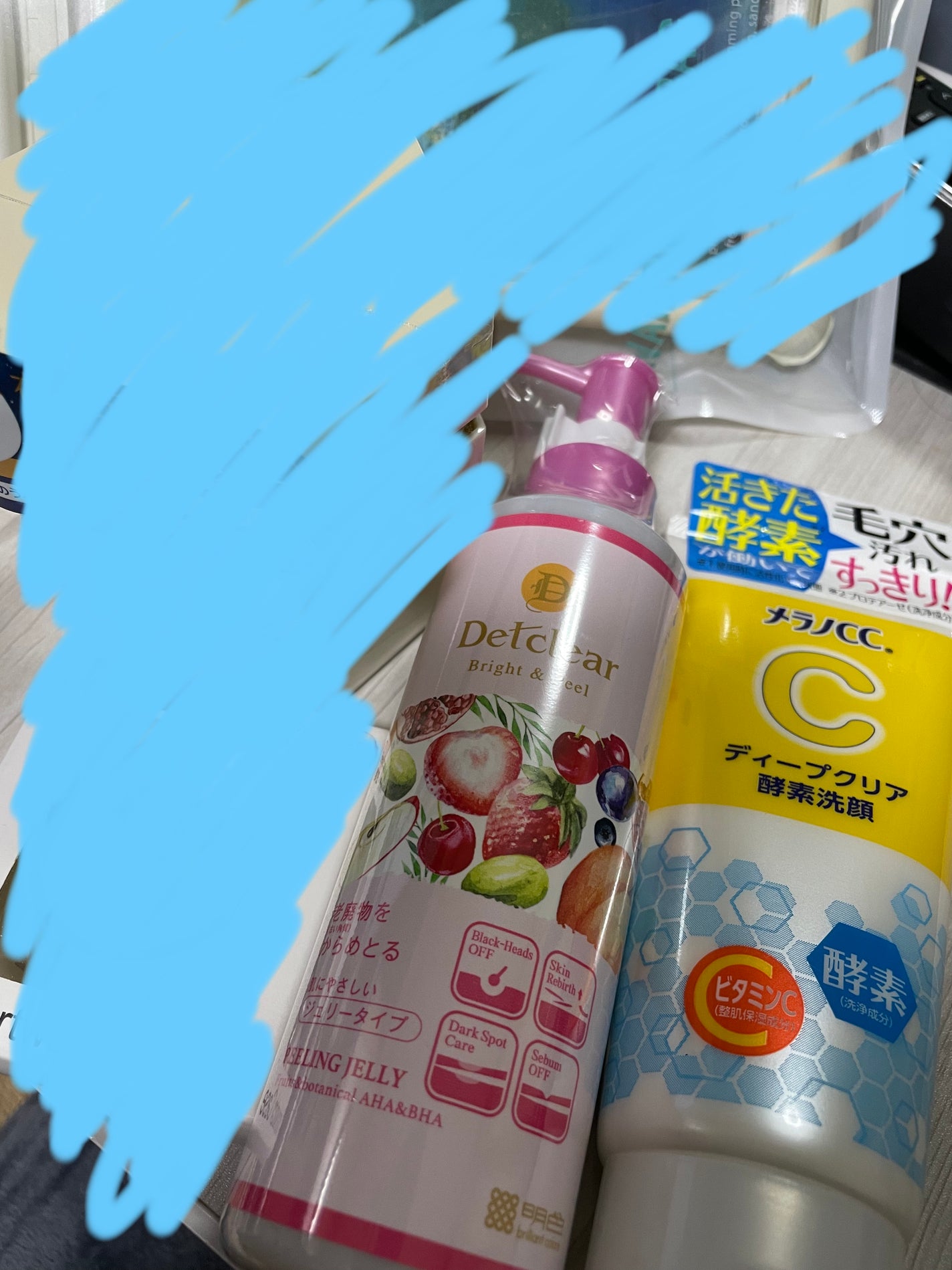 DETクリア ブライト&ピール ピーリングジェリー<ミックスフルーツの香り>/Detclear/ピーリングを使ったクチコミ(1枚目)