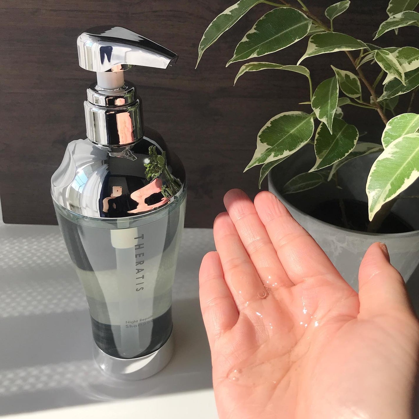 ナイトリペア シャンプー/ヘアトリートメント/THERATIS/シャンプー・コンディショナーを使ったクチコミ(3枚目)