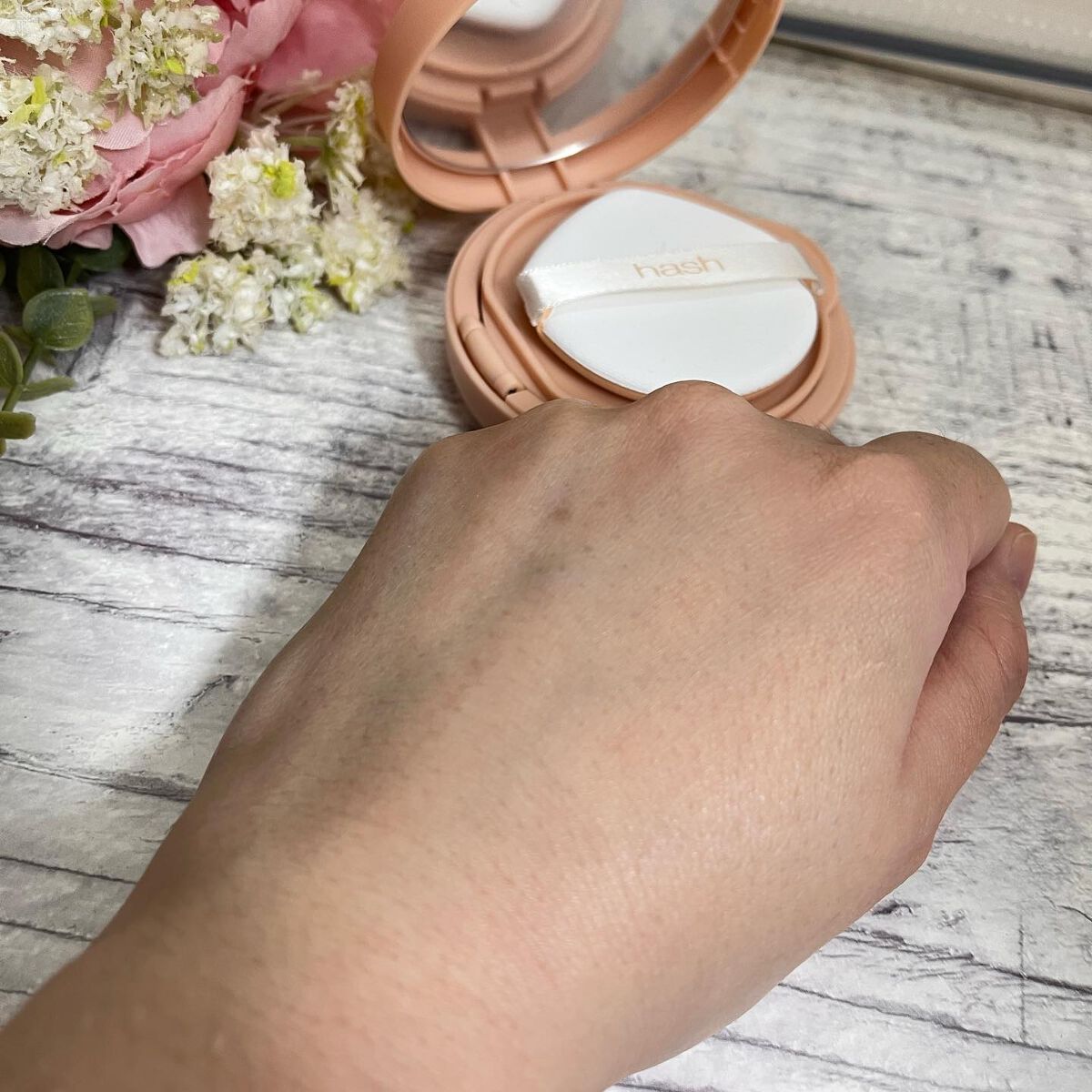 クラウド スキン グロー クッション XX01 ホンデ/HASH/クッションファンデーションを使ったクチコミ(3枚目)