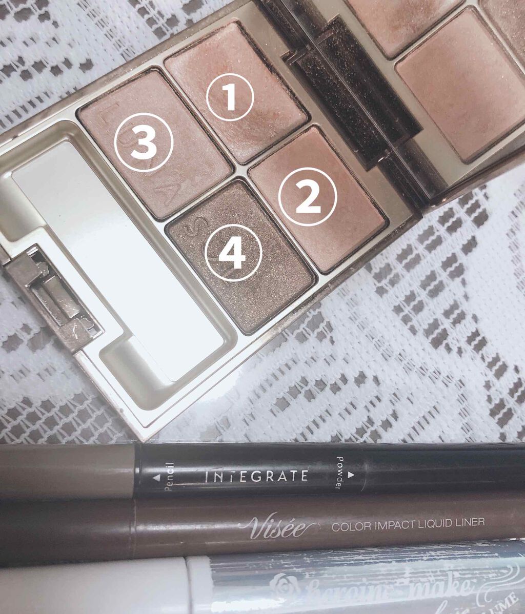 スキンモデリングアイズ/LUNASOL/アイシャドウパレットを使ったクチコミ(3枚目)