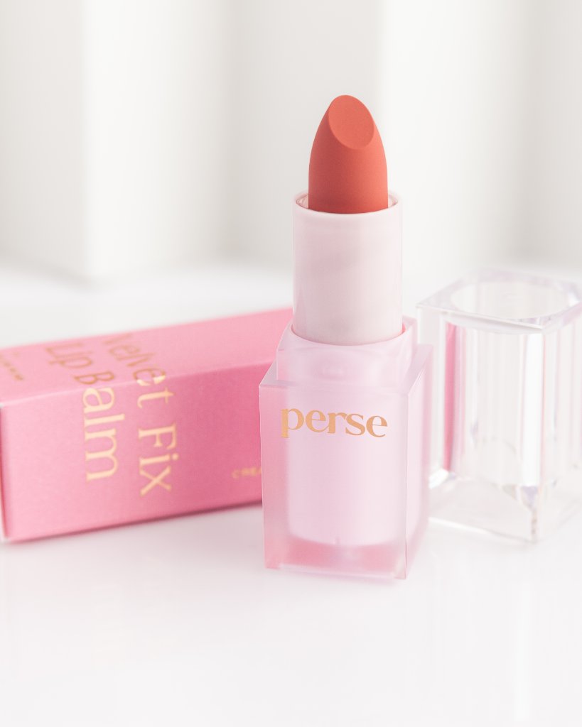 ベルベットフィックスリップバーム 01 NUDE ROSE/perse/リップバームを使ったクチコミ（1枚目）