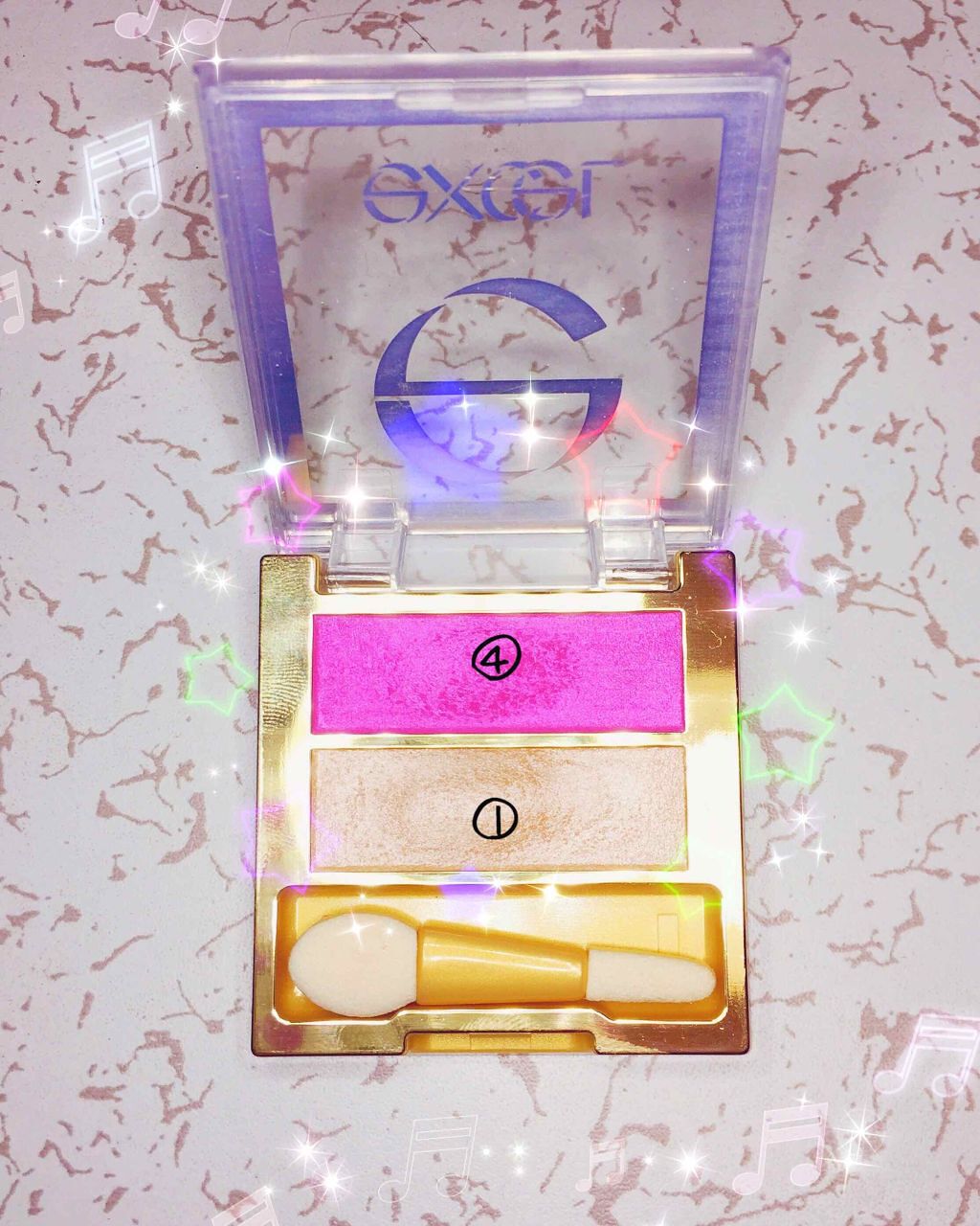 デュアルアイシャドウ N/excel/アイシャドウパレットを使ったクチコミ(4枚目)