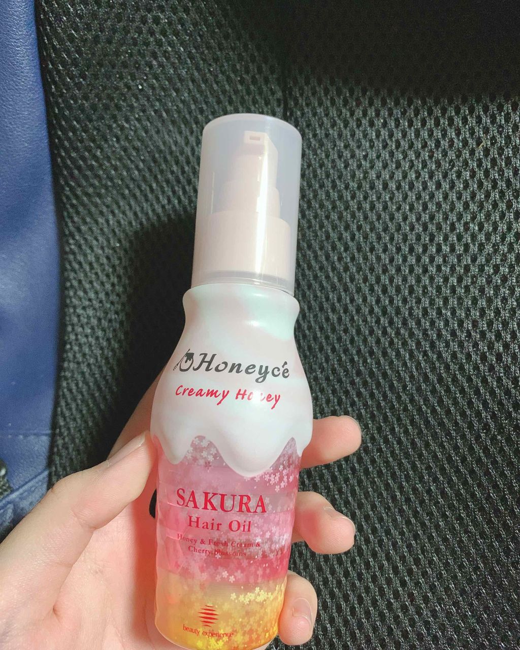 クリーミーハニー ヘアオイル sakura/ハニーチェ/ヘアオイルを使ったクチコミ(1枚目)