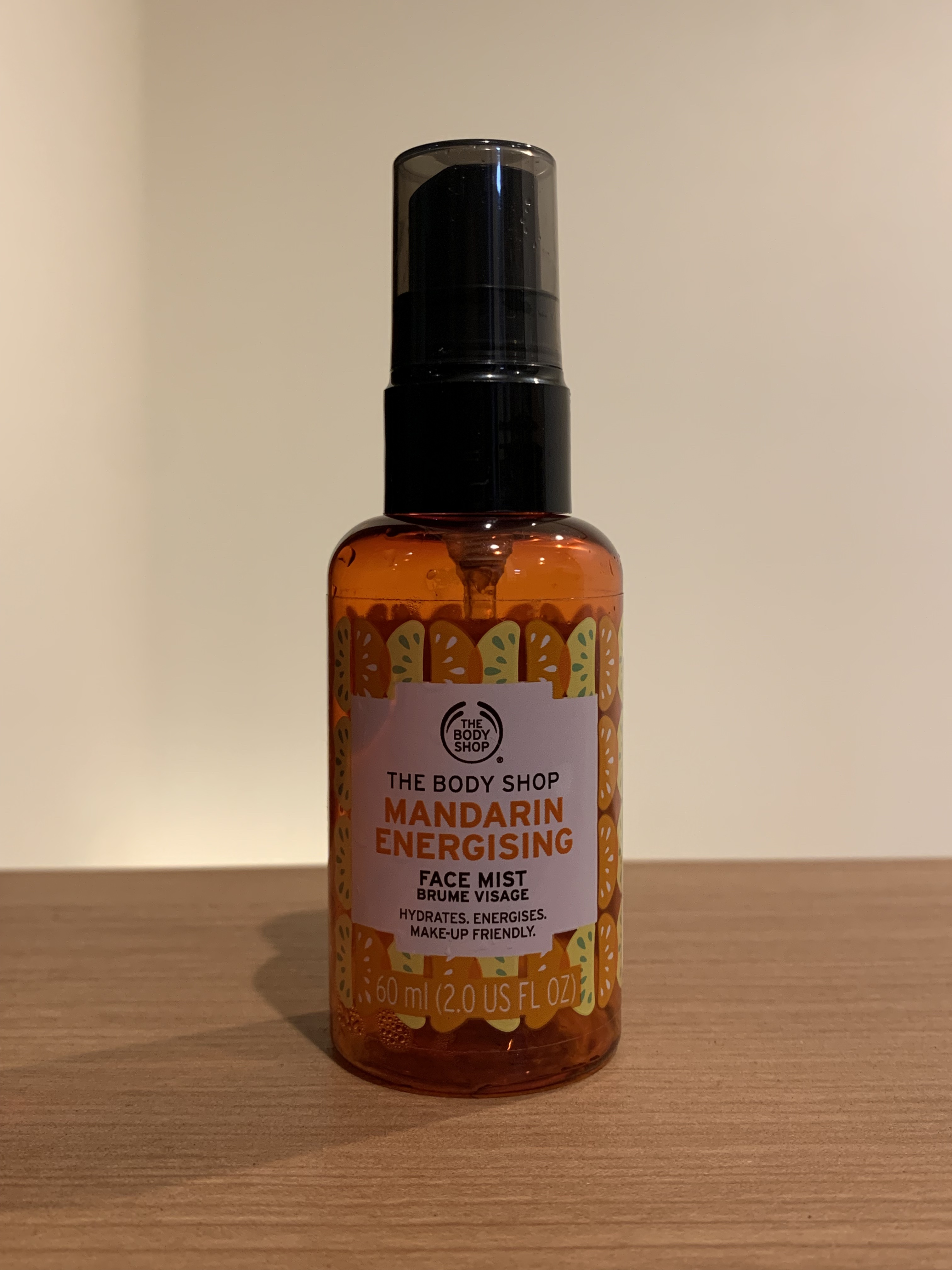 リフレッシング フェイスミスト マンダリン/THE BODY SHOP/ミスト状化粧水を使ったクチコミ（1枚目）