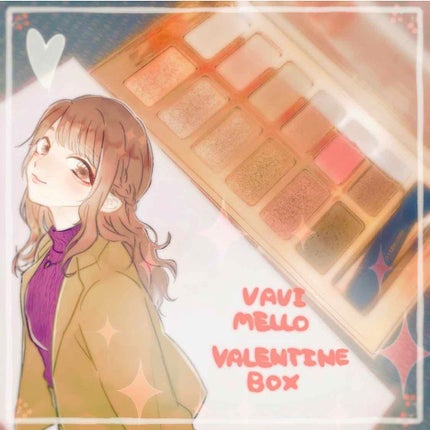 バレンタインボックス/VAVI MELLO/アイシャドウパレットを使ったクチコミ(1枚目)