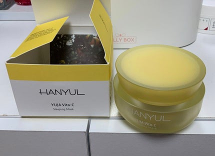 月光ゆず睡眠パック(旧バージョン)/HANYUL(ハンユル)/フェイスクリームを使ったクチコミ(1枚目)