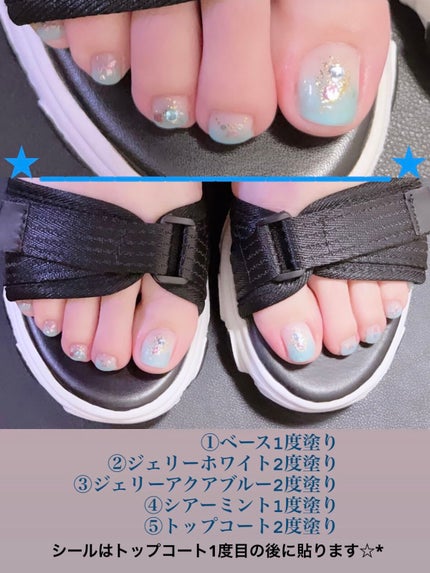 ネイルシール/SHEIN/ネイルシールを使ったクチコミ(2枚目)