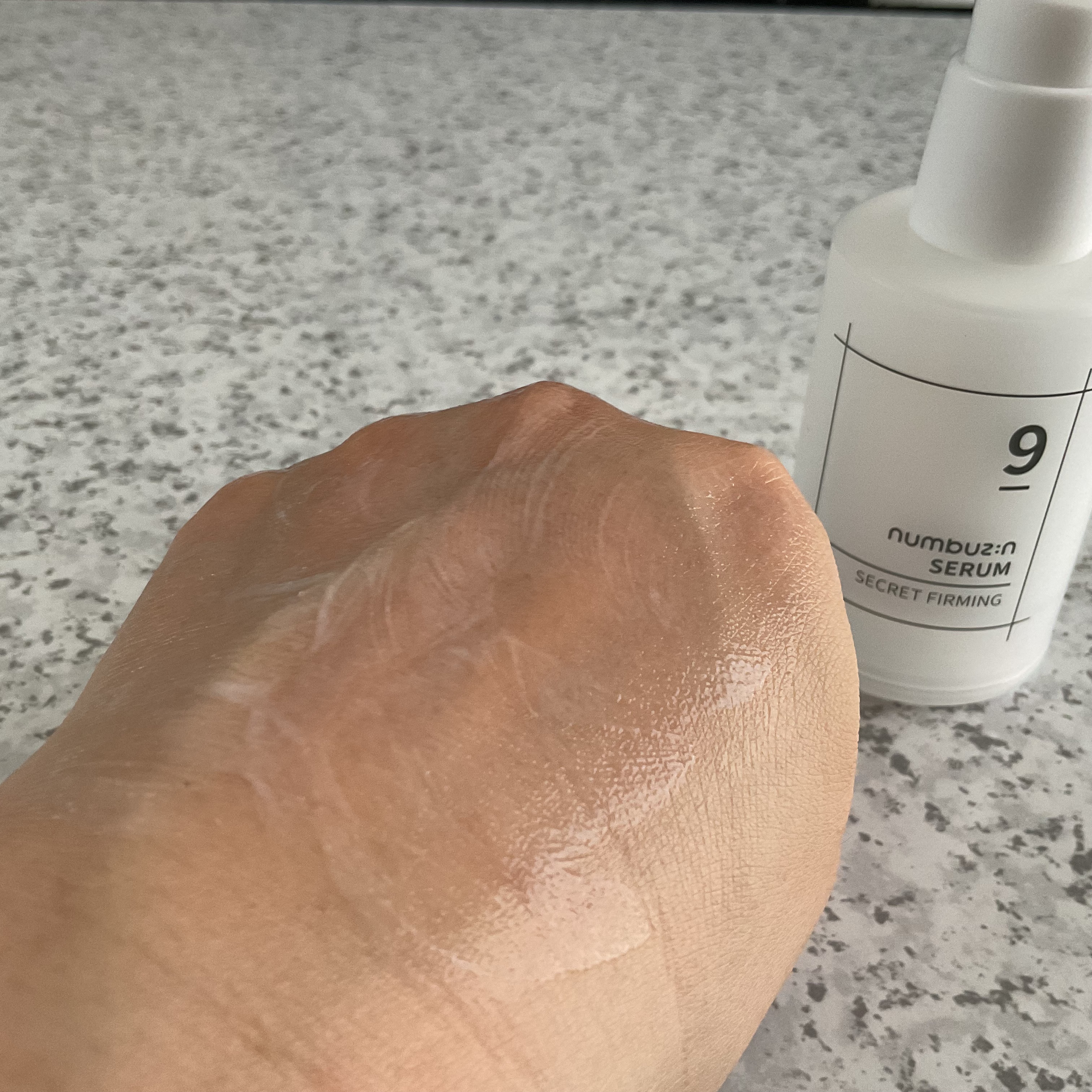 9番 ハリケア秘密セラム/numbuzin/美容液を使ったクチコミ（3枚目）