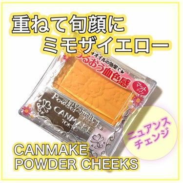 【旧品】パウダーチークス/キャンメイク/パウダーチークを使ったクチコミ（1枚目）