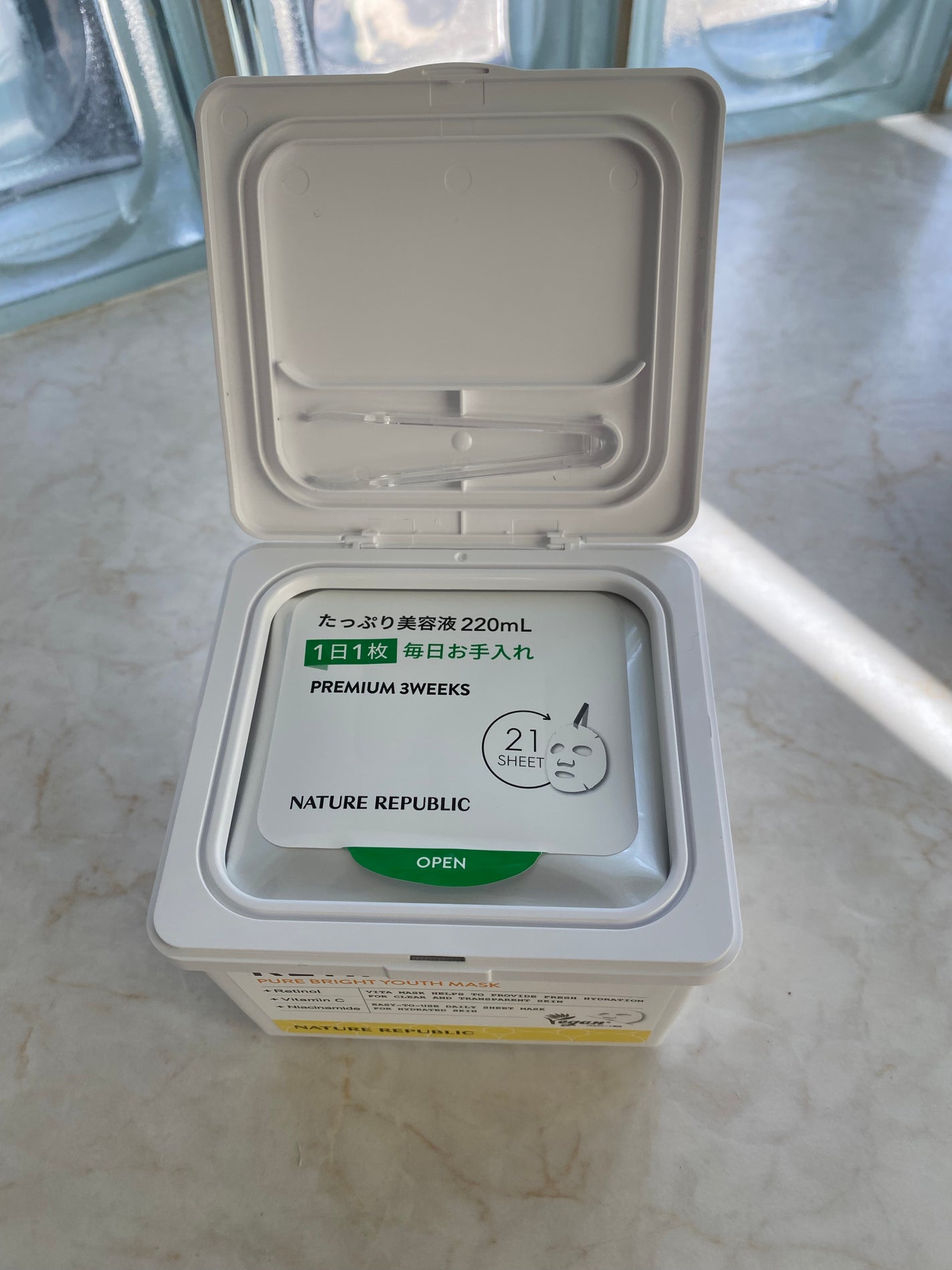 キューブマスク レチノール/ネイチャーリパブリック/シートマスク・パックを使ったクチコミ(3枚目)