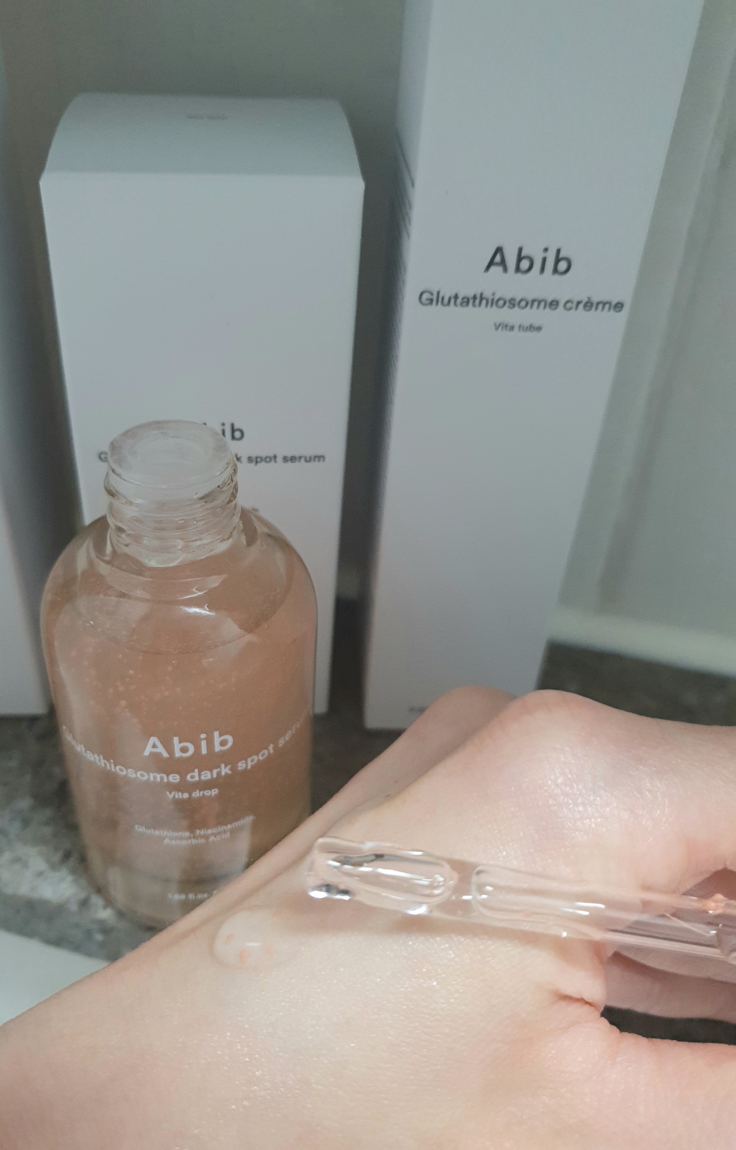 アビブ　グルタチオンソームダークスポットセラムビタドロップ/Abib /美容液を使ったクチコミ（3枚目）