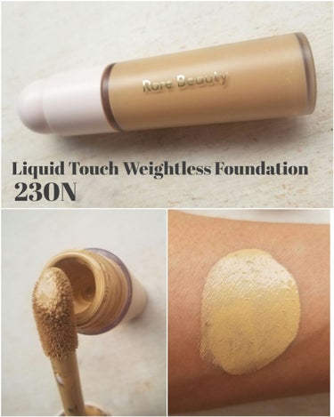 Liquid Touch Weightless Foundation/Rare Beauty/リキッドファンデーションを使ったクチコミ（2枚目）