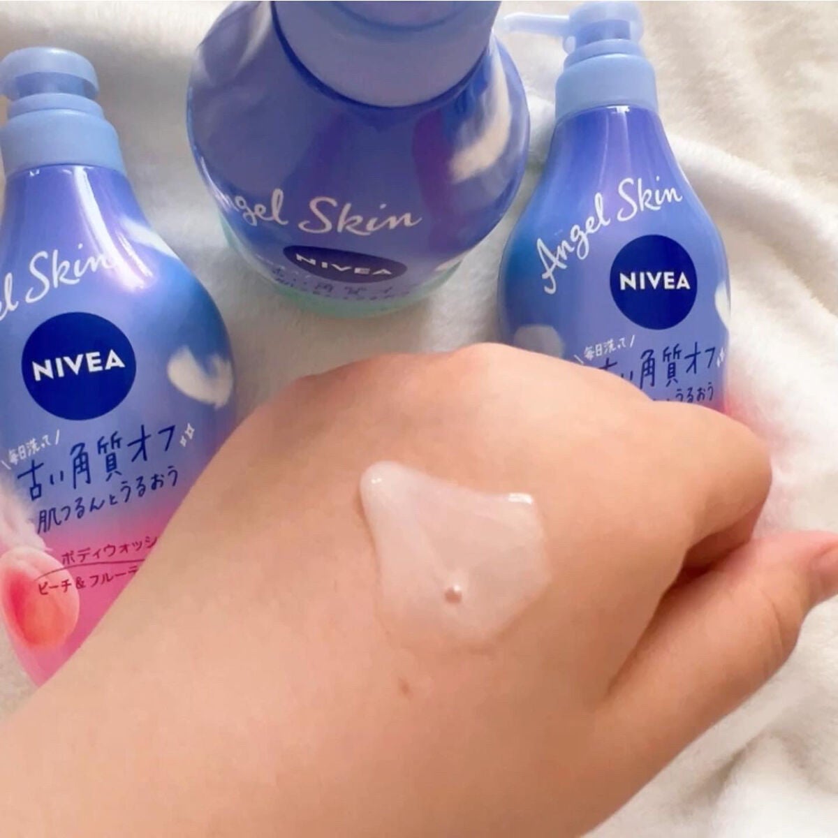 エンジェルスキン ボディウォッシュ サボン&ブーケの香り/ニベア/ボディソープを使ったクチコミ(6枚目)