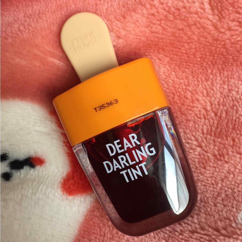 ディアダーリン ウォータージェルティント （アイスティント）/ETUDE/口紅を使ったクチコミ（2枚目）