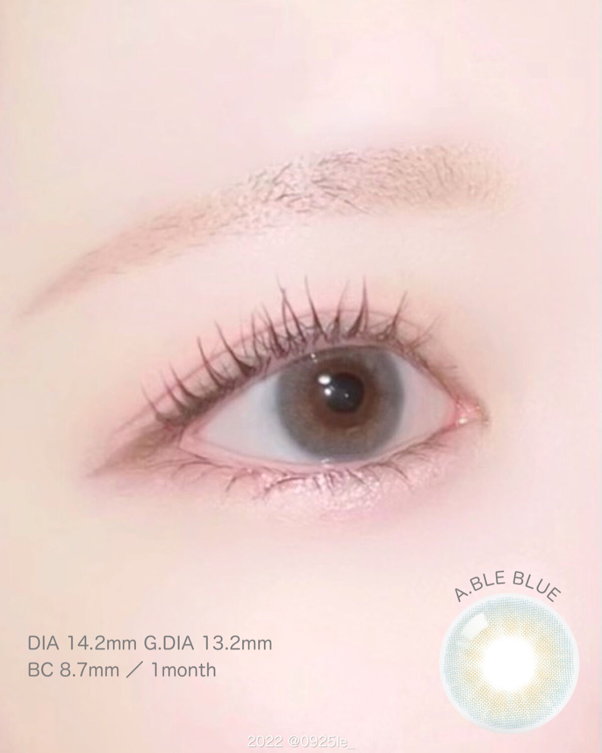 エーブルブルーマンスリー (A.BLE BLUE monthly)/OLOLA/１ヶ月（１MONTH）カラコンを使ったクチコミ（2枚目）