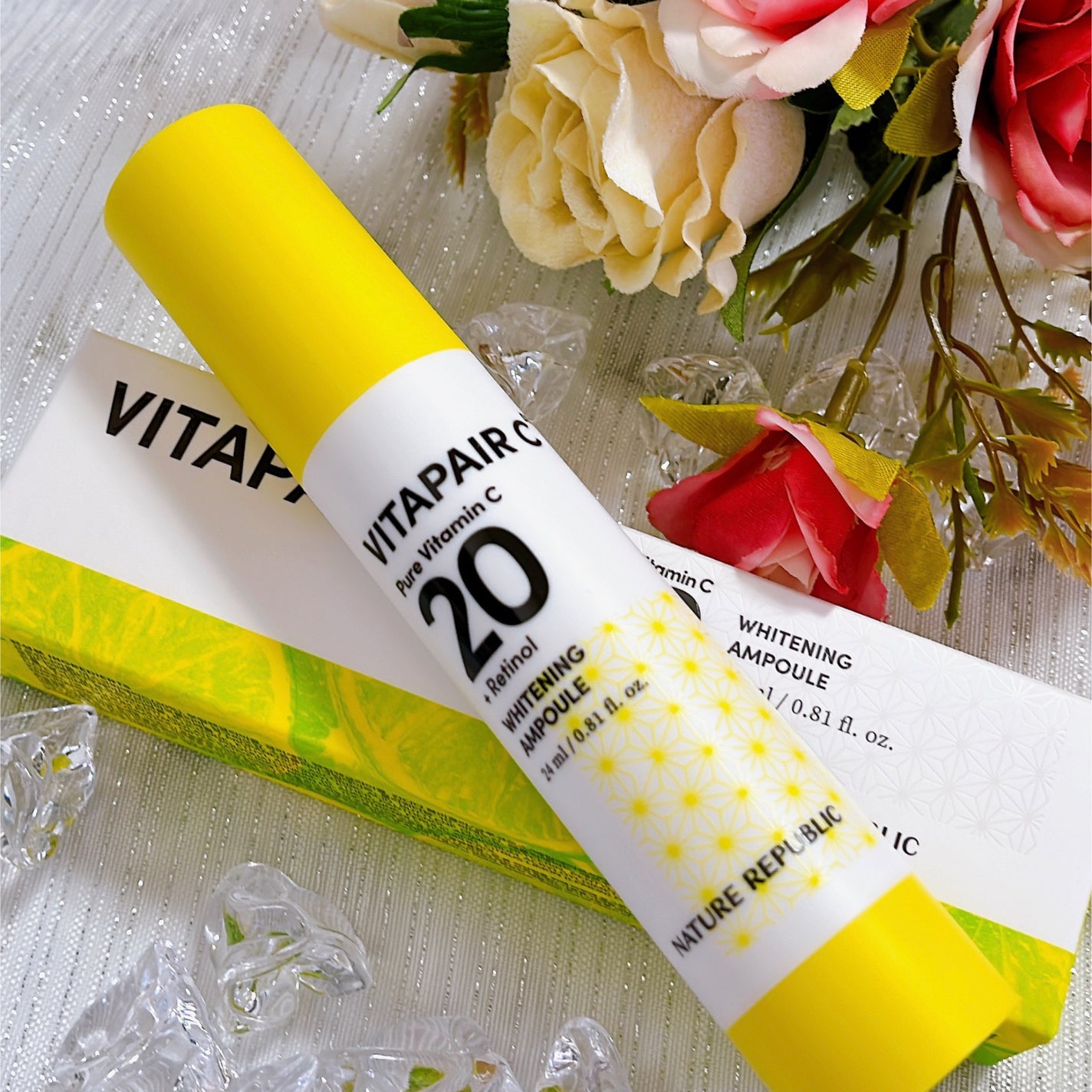 ビタペアC ビタレチ美容液/ネイチャーリパブリック/美容液を使ったクチコミ(5枚目)